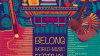 belong world music festival flyer